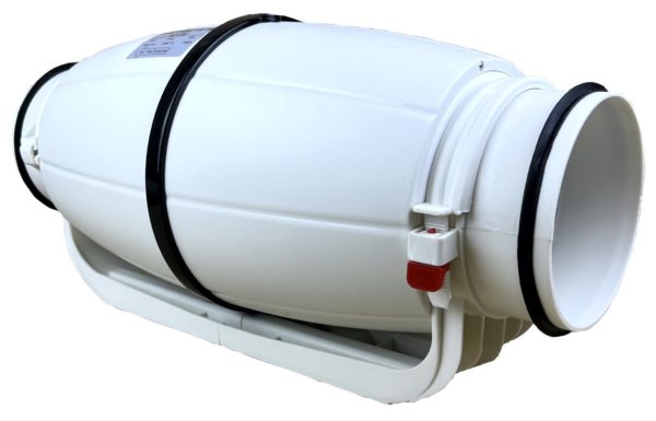 Осевой канальный малошумный вентилятор SILENT 125мм, 310м3/ч — общий вид