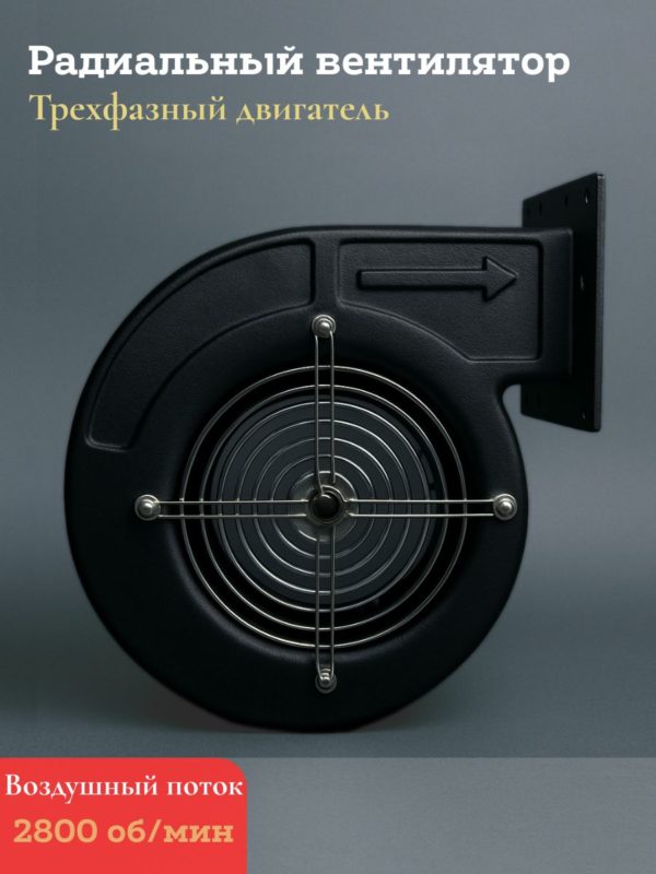 Радиальный вентилятор 150FLJ5-220V/330W — общий вид