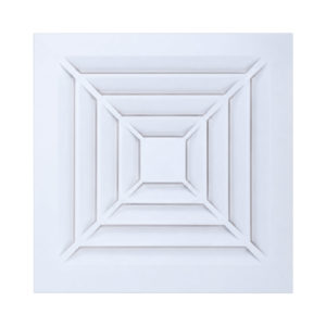 878-catalog-clean Кассетный диффузор для подвесного потолка 300×300 мм, Ø75–150 мм