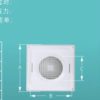 Квадратный потолочный диффузор ABS с сеткой (панель 240-340 мм) — дополнительный вид 4
